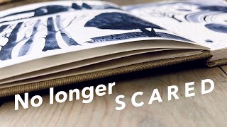 NO LONGER SCARED! | Working loose & getting over the fear of the sketchbook | Essee watercolours