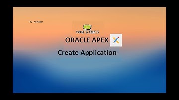 Create Application in Oracle Apex | | Oracle Apex Tutorial Lecture 08