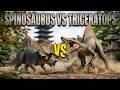 Spinosaurus vs Triceratops vs Velociraptor &amp; Accurate T-Rex in Japan - Jurassic World Evolution 3