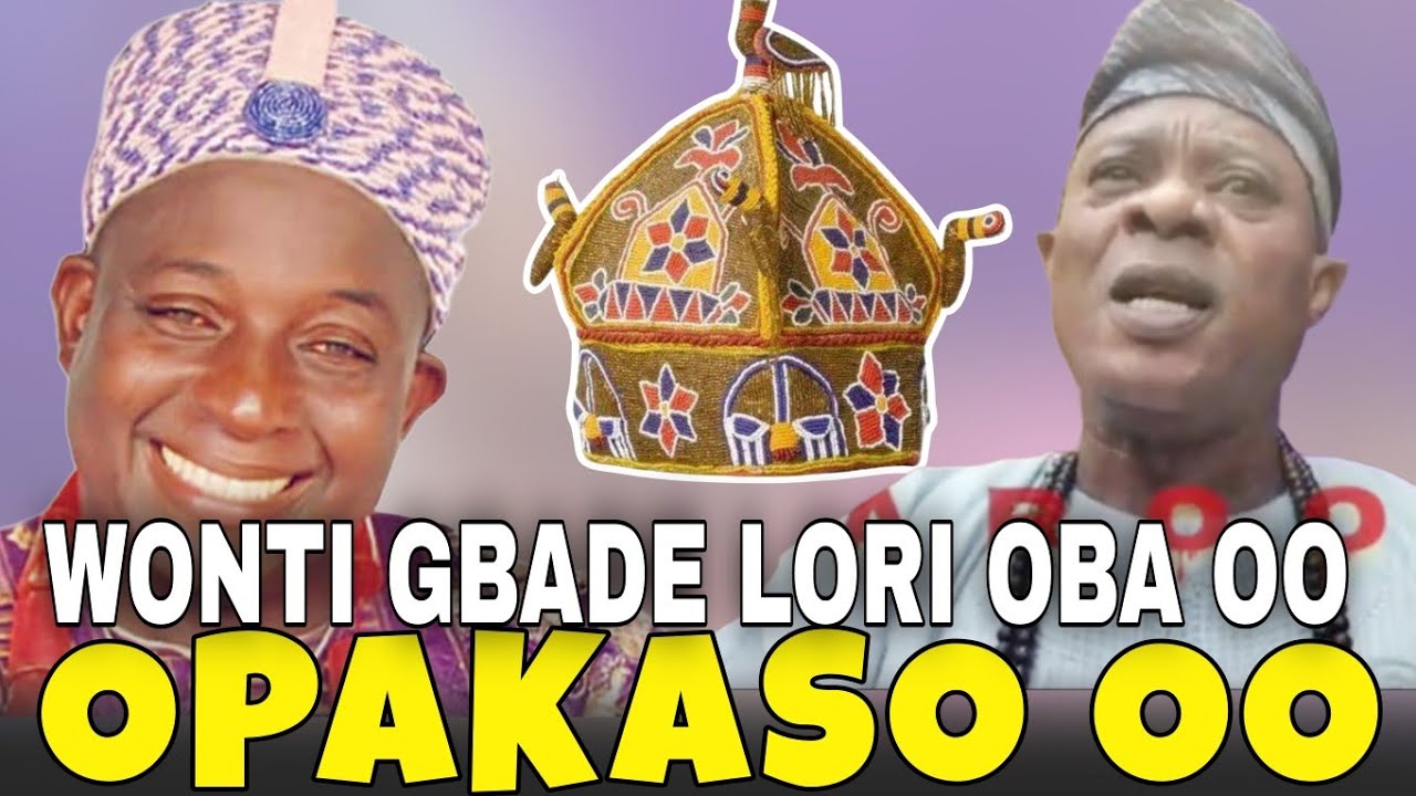OSELE OO!! WONTI GBA ADE LORI OBA OO. EWAGBO OHUN TO SELE SI OBA BARRISTER RUFUS OLANREWAJU AJAYI