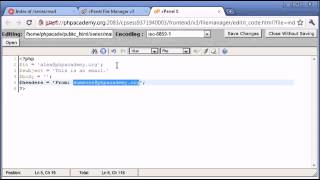 Beginner PHP Tutorial - 98 - Sending an Email Part 1 Profile