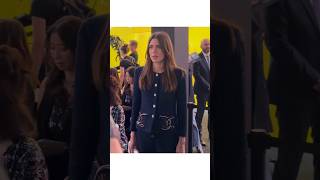 Charlotte Casiraghi attended Chanel Ready To Wear Spring 2024 Fashion Show at Grand Palais Ephémère