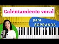 Ejercicios de vocalizacion para SOPRANOS🎵 rutina del ENTRENAMIENTO vocal especial