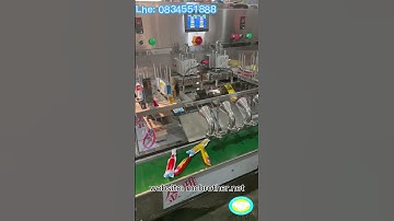 Máy chiết rót dịch tự động.#côngnghiệp #machine #maychietrot