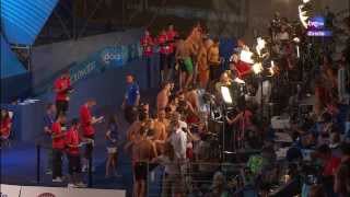 Men's 4x100m Freestyle relay final 15th FINA World Championships Barcelona 2013