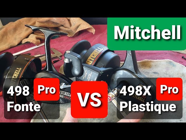 MITCHELL 498 PRO (Fonte) VS 498X PRO (Plastique)
