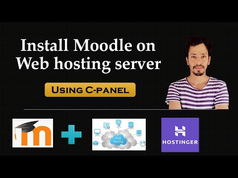 How to install Moodle on Web Hosting server || Using C Panel || Online Study For CS