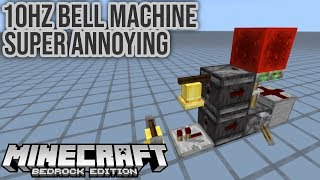 10hz Annoying Bell Machine for Minecraft Bedrock Tutorial 1.17
