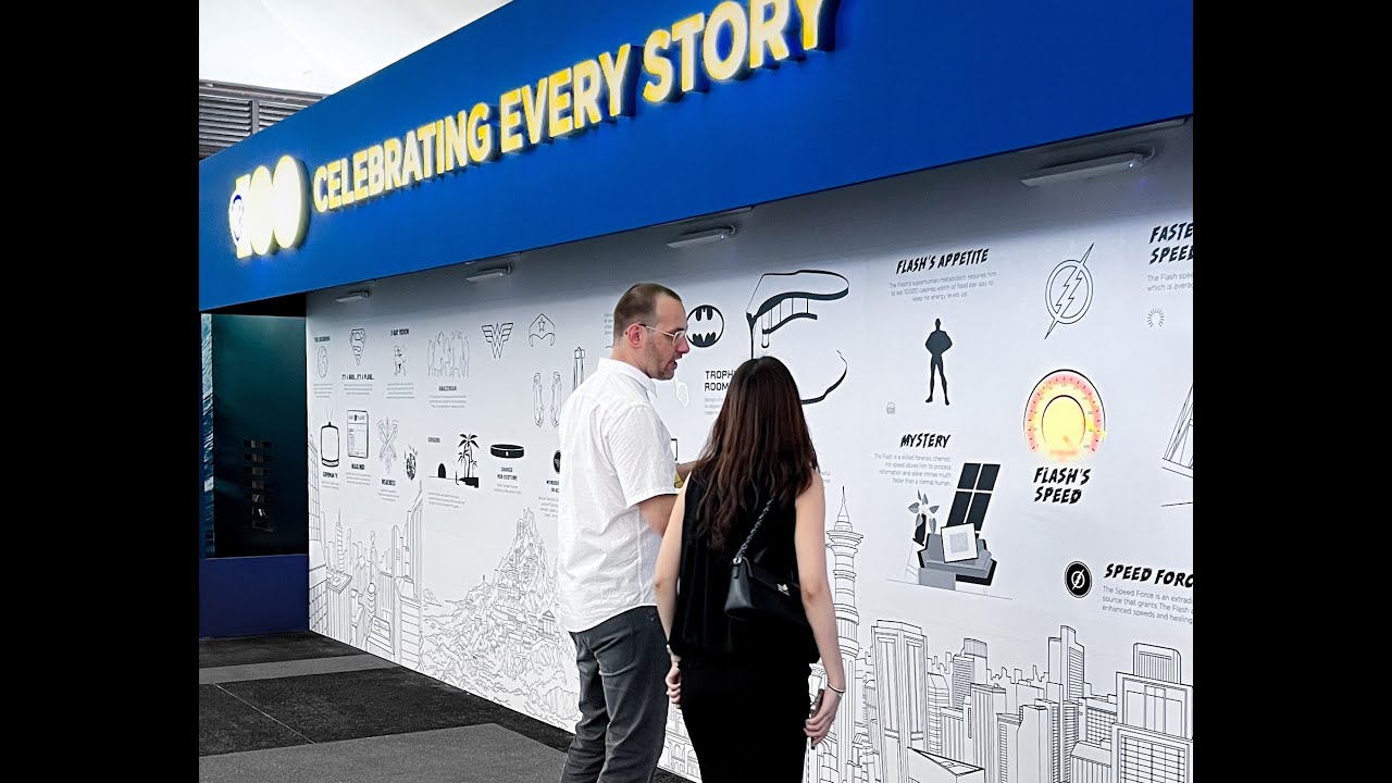 Interaktives Projection Mapping - Warner Bros. 100 🦸 Geschichten eines Jubiläums