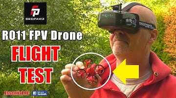 YOUR FIRST FPV DRONE? RedPawz R011 RC FPV DRONE - EVERYTHING IN ONE BOX: ESSENTIAL RC FLIGHT TEST