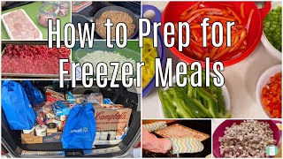 How We Prep for Freezer Meal Marathons | Behind the Scenes