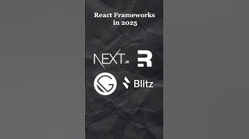 React Frameworks in 2025 (Next vs. Remix)