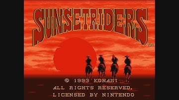 Sunset Riders - Sega Genesis (First Stage)
