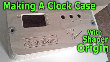 Making A Clock Case With The Origin CNC Router