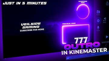 HOW TO MAKE OUTRO LIKE 777 IN ANDROID | 777 LIKE OUTRO IN KINEMASTER | FREE OUTRO TEMPLATE | #outro