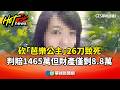 砍「芭樂公主」26刀致死　判賠1465萬　但財產僅剩8.8萬｜華視新聞 20260523 @CtsTw