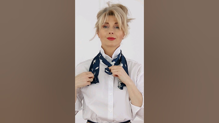 Tie a silk scarf: Mira's World #ScarfTying #SilkScarfStyle #FashionTips #AccessoryLove #StylingScarf