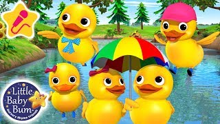 five little ducks karaoke for kids more nursery rhymes kids songs little baby bum
