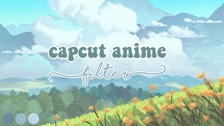 capcut anime filter + tutorial🍃 || ash studio screenshot 2