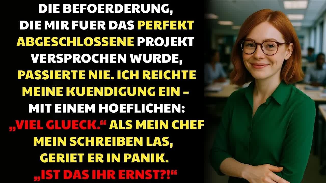 Mein Chef Brach Sein Beförderungs Versprechen – Und Ich Ging Ohne Ein Wort