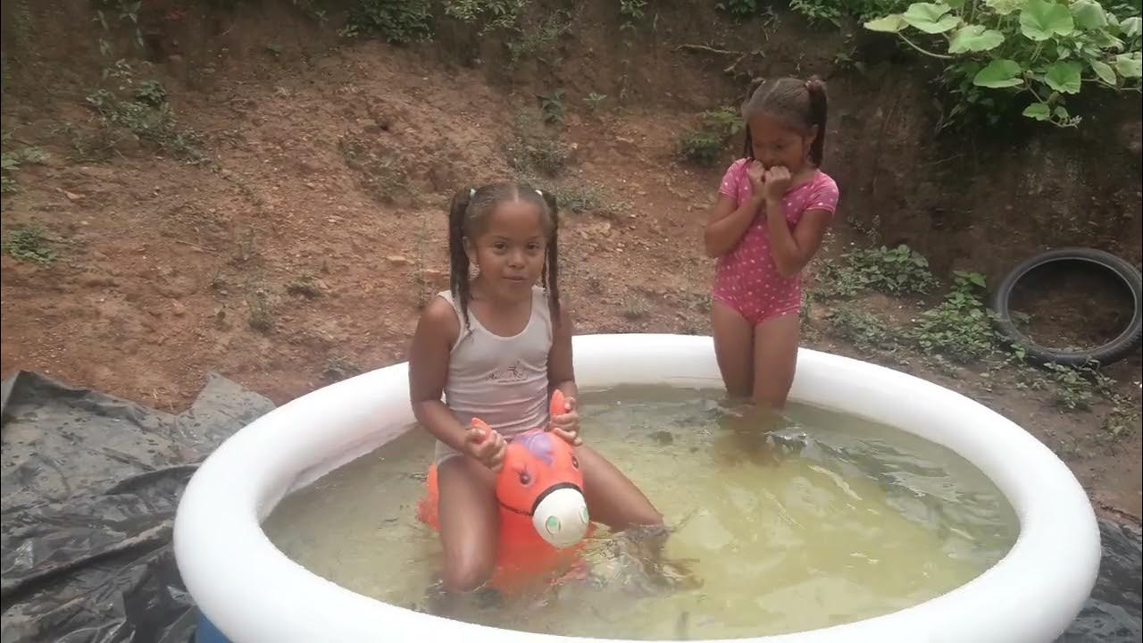 Novo desafio na piscina.