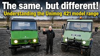 The same, but different: Understanding the Unimog 421 model range