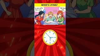 Who is Lying?|Riddles|#riddles #shorts #viral