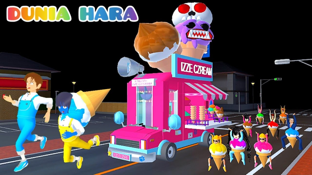 Mio Jadi Zombie 😱 | Yuta Dikejar Es Cream Zombie Es Gabus Warna Warni | Dunia Hara