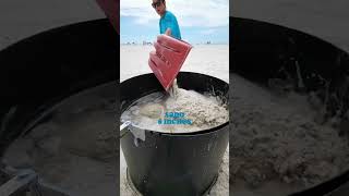 ⚪️  #sand #sandcastle #sandsculpture #sandart #satisfying #howto #process #tutorial #asmr #sandasmr