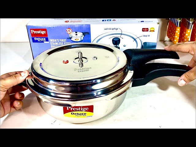  Prestige Deluxe Stainless Steel Senior Pressure Pan, 4