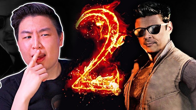 Mortal Kombat 2': Revelado o visual de Karl Uban como Johnny Cage