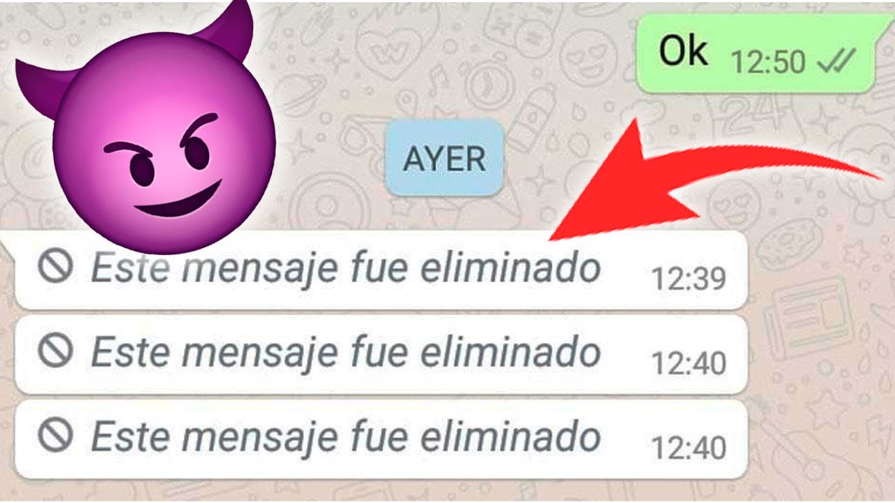 Como leer un mensaje eliminado de whatsapp sin app