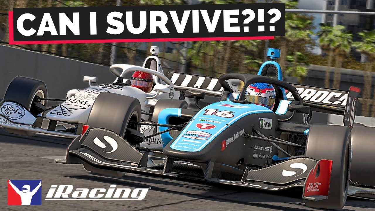 Насколько БЫСТРО проходит верхний сплит в новой серии iRacing Indy NXT?