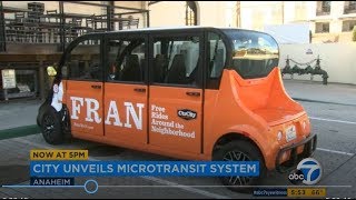 Anaheim Debuts Unique, All-Electric  Microtransit Service