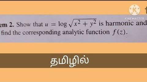 Complex analysis/Part 21/harmonic conjugate