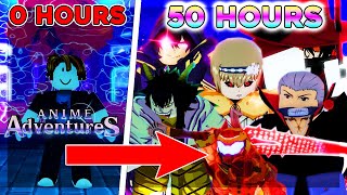 I Spent 50 Hours In The *NEW* Halloween Update in Anime Adventures