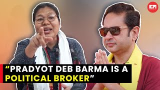 Tripura: Why is BJP Vice-President Patal Kanya Jamatia furious at Pradyot Deb Barma