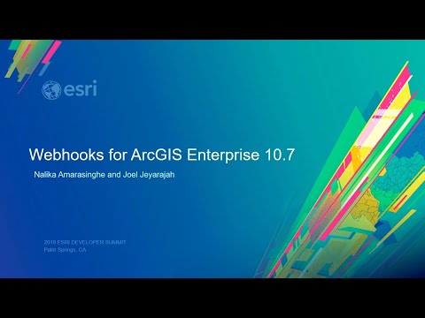 Using Webhooks in ArcGIS Enterprise