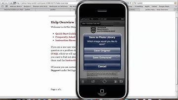 HOWTO: Use JotNot to Save Scans to Camera Roll