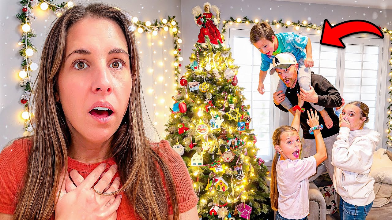 Рождественский хаос, запечатленный на камеру… Мама этого совсем не ожидала!