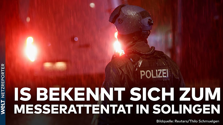 SOLINGEN: Mutmaßlicher Täter festgenommen! Polizei ermittelt Verdacht auf IS-Mitgliedschaft
