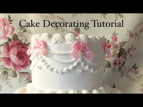 Cake decorating tutorial - YouTube