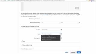 Creating your first AWS Lambda function