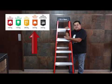 Video: Escaleras De 5 Peldaños: Modelos De Cinco Peldaños De Doble Cara De Aluminio Y Acero. ¿Cómo Elegir Una Escalera De Mano De Metal O Madera Con Escalones Anchos Para Tu Hogar?