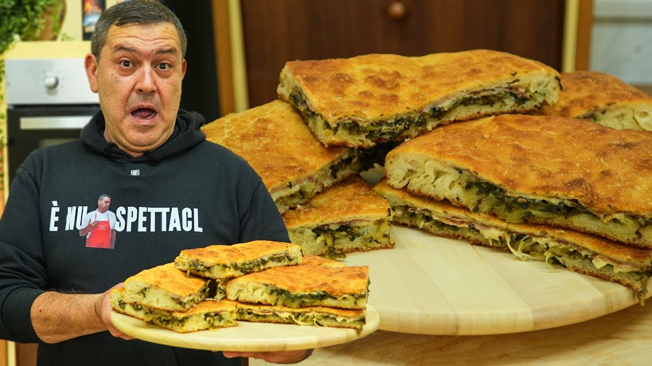 PIZZA DI SCAROLE di NATALE -  La Ricetta BUONISSIMA NAPOLETANA