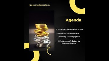 [Webinar] Building a Trading System with Amibroker AFL Coding