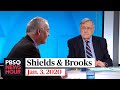 Shields and Brooks on Iran general's killing, 2020 Democrats' fundraising