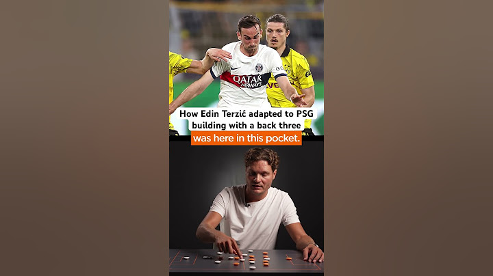 How Edin Terzić adapted to PSG building with a back three. 🟡⚫️