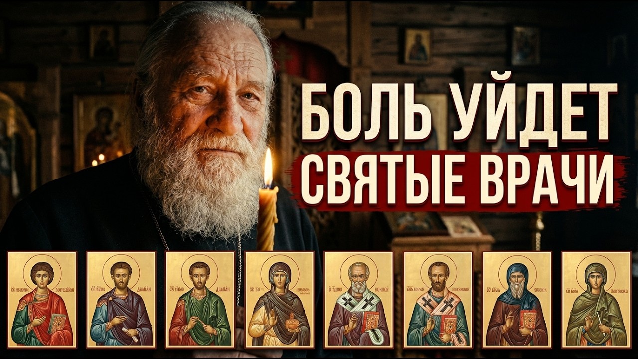 Когда тело и душа просят помощи... Сильнейшая молитва святым целителям (Слушать в тишине)