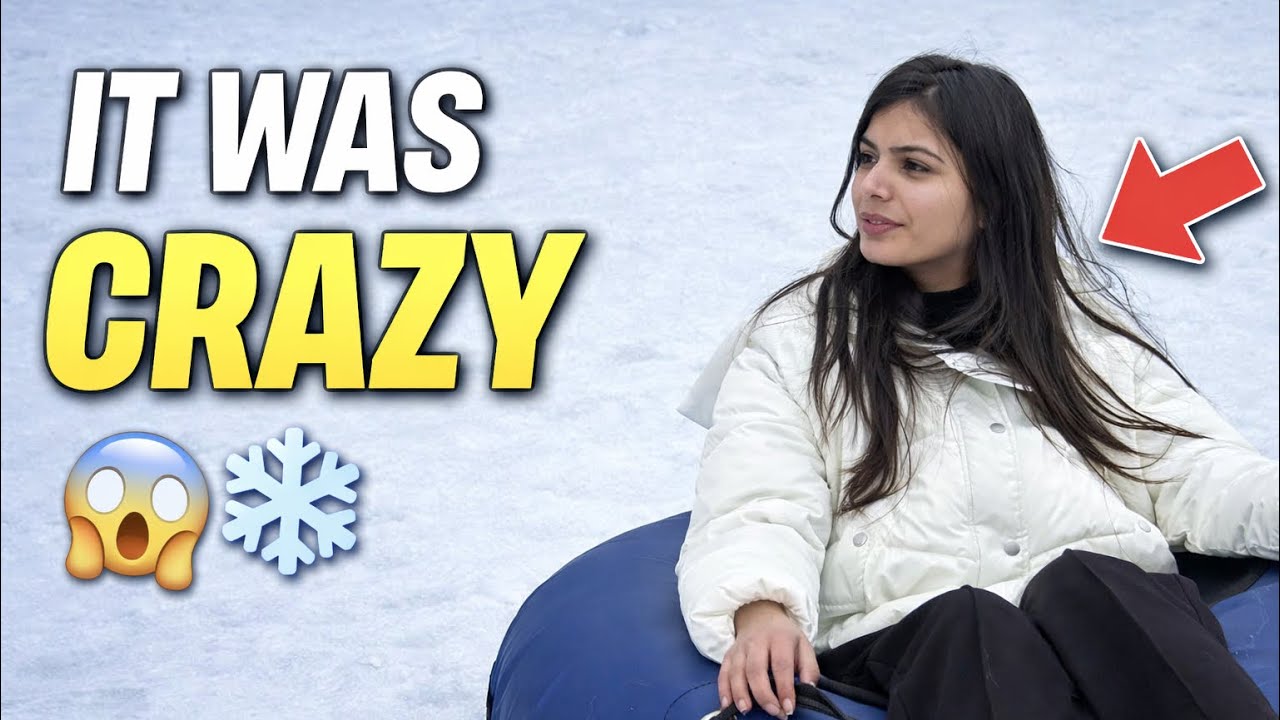 Our Crazy Snow Tubing Experience 😱❄️ | So Much Fun! | Part 1…USA🇺🇸♥️#binitausa #usa